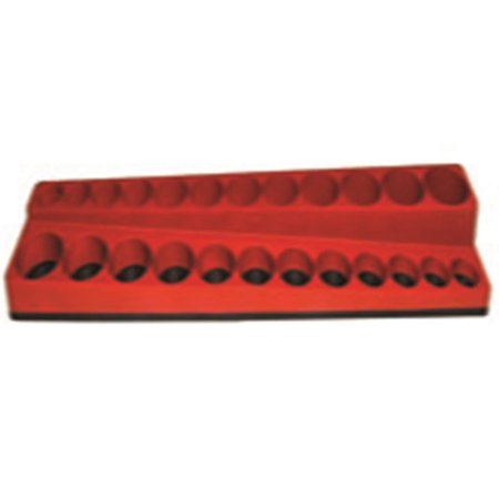 EAT-IN 24 Hole Shallow with Deep Socket Organizer Standard Red EA1099163